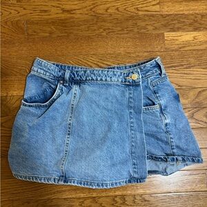 ZARA denim skort medium